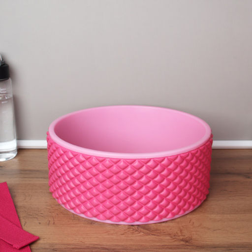 Колесо для йоги и пилатеса массажное 30Х10 / MYW-30PP / розовый / уп10 - Галеонтрейд фото 3