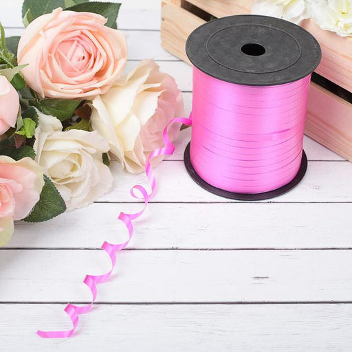 Лента упаковочная розовая, микс, 5 мм х 225 м - Simaland фото 4