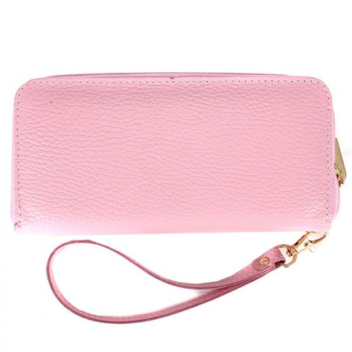 Портмоне женское Premier-S-4 н/к, 3 отд, 9 карм, ручка-петля, розовый флотер (331) 198904  фото 2