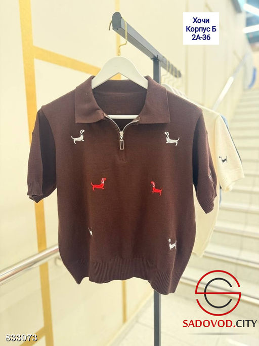 Футболка женская с таксами - Bruno фото 2