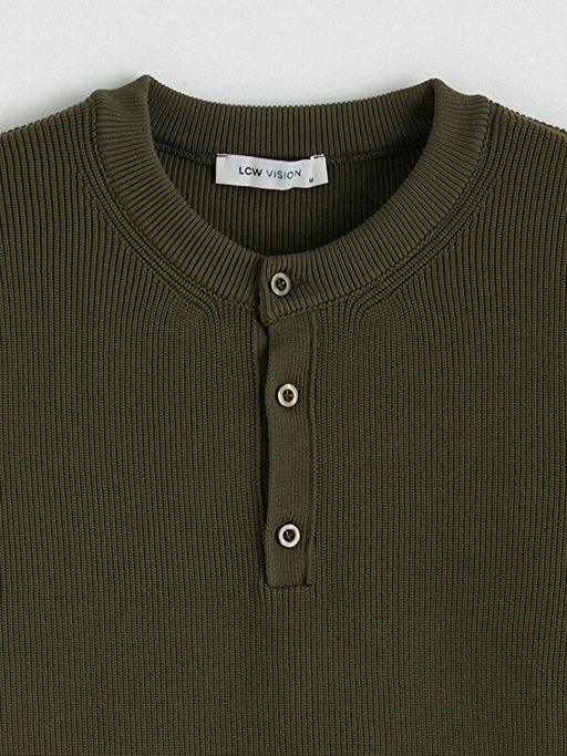 Bisiklet Yaka Erkek Triko Kazak