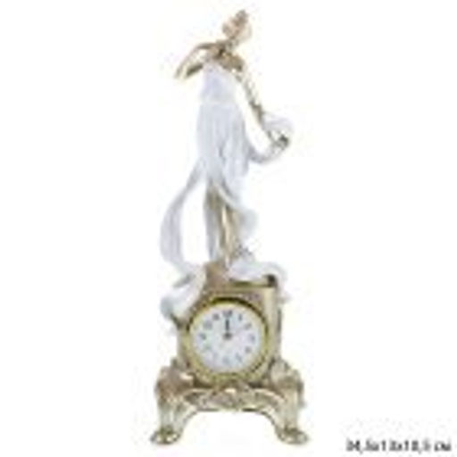 Часы статуэтка Дама 34,5х13х10,5 см / 288-3 /уп 12/ - ГалеонТрейд фото 3