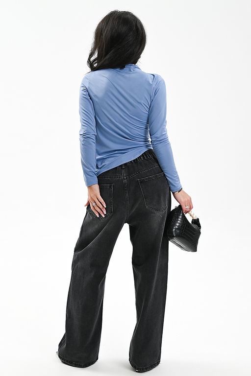 Лонгслив с драпировкой