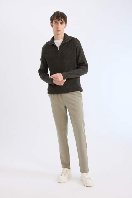 K?sl?k Jogger Pantolon Basic Duz Beli Bagc?kl? Cepli Duz Paca - Defacto фото 2