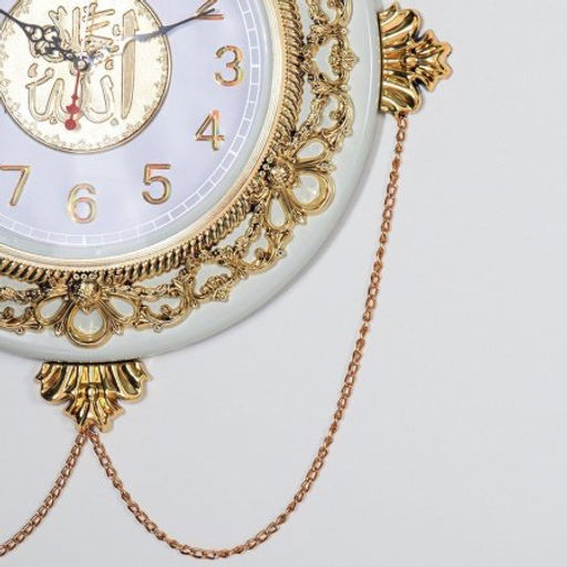 Часы Мусульманские 40 см / 3033W /уп 12/с цепочкой - Галеонтрейд фото 5