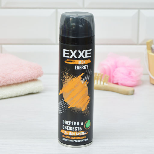 EXXE MEN д/бритья гель 200мл Восстанавливающая Energy