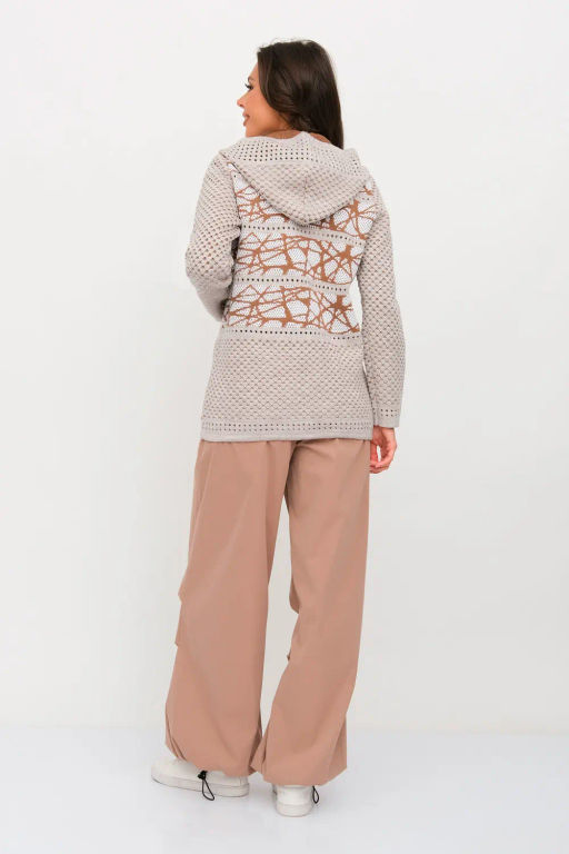 ЗЛАТА Жакет 5-1066к/кофе-молоч