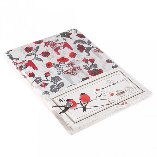 Килт мужской для бани и сауны "Лошадка" 145х60см, вафельное полотно, хлопок 100%, плотность 245г/м2, упаковка п/э классическая 28х41см, "Символ 2026 года", "Домашняя мода" (Россия)