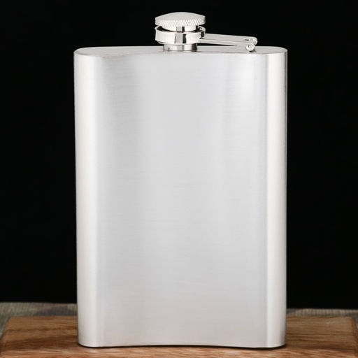 Фляжка «На рыбалку с охотой», 300 мл, серебристая