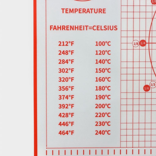 Коврик для выпечки и раскатки теста с разметкой, армированный, силикон, 50?40 см, красный - Simaland фото 3