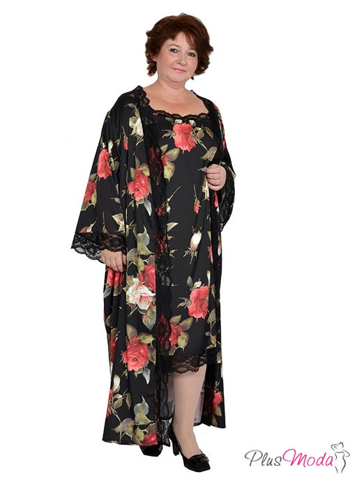 Халат Модель №751 размеры 44-84 - Plusmoda фото 3