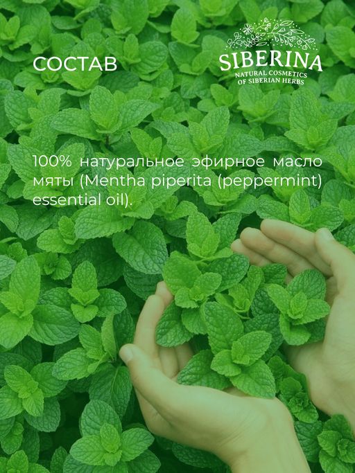 Эфирное масло мяты - Siberina фото 11