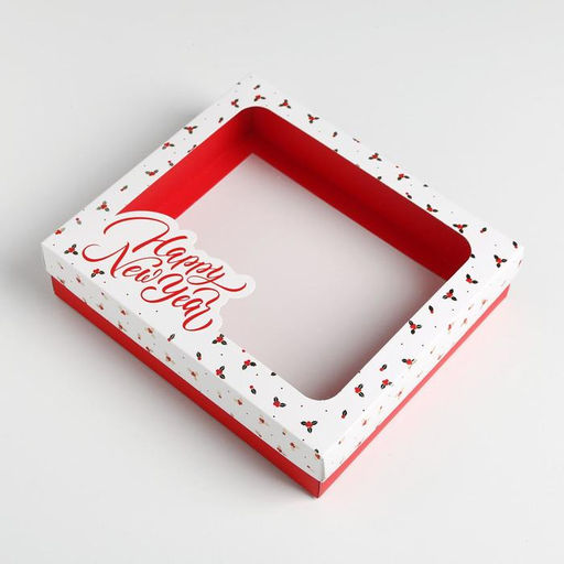 Коробка подарочная Happy New Year, 23.5 20.5 5.5 см - Дарите счастье фото 3