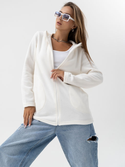 Толстовка из толстого трикотажного флиса - Binita фото 2