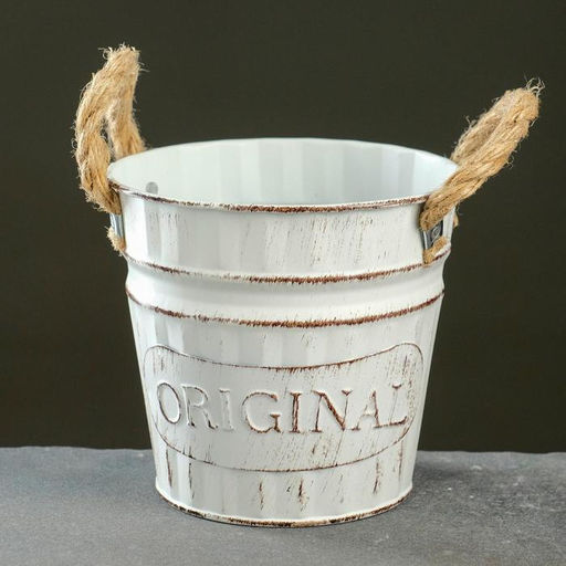 Кашпо «Ведёрко оригинальное», 16×16×15 см, МИКС