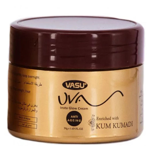 Крем Кумкумади Insta Glow Cream, Vasu Омолаживающий аюрведический 50мл