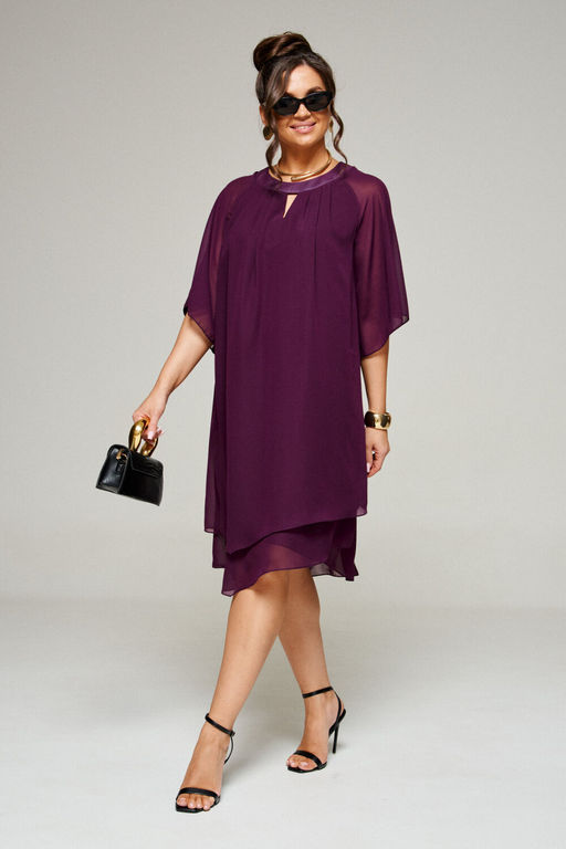 Платье 6325 ежевика - Beautiful and free фото 4