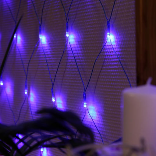 Гирлянда Сеть 1.6?1.6 м, IP20, прозрачная нить, 144 LED, свечение Флаг России, 220 В - Luazon lighting фото 3