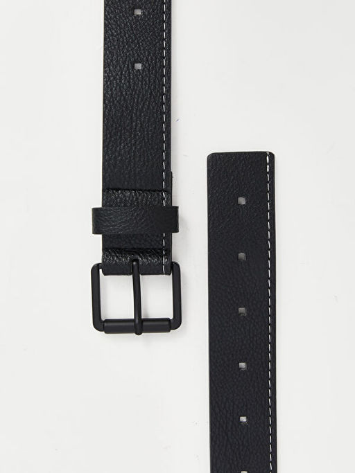 Deri G?r?n?ml? Erkek Kemer