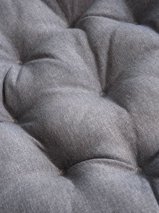 Подушка в кресло кокон и качели PR 60х60 см, рогожка, круглая, Bio-Line