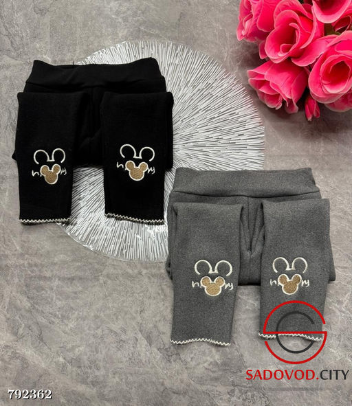 Брюки для девочек с рисункам