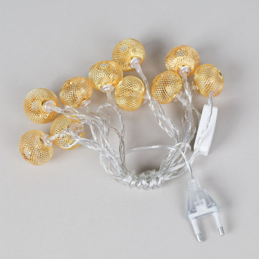 Гирлянда светодиодная 2 м 10 LED Шарики / GN12 /уп 100/ - Галеонтрейд фото 6