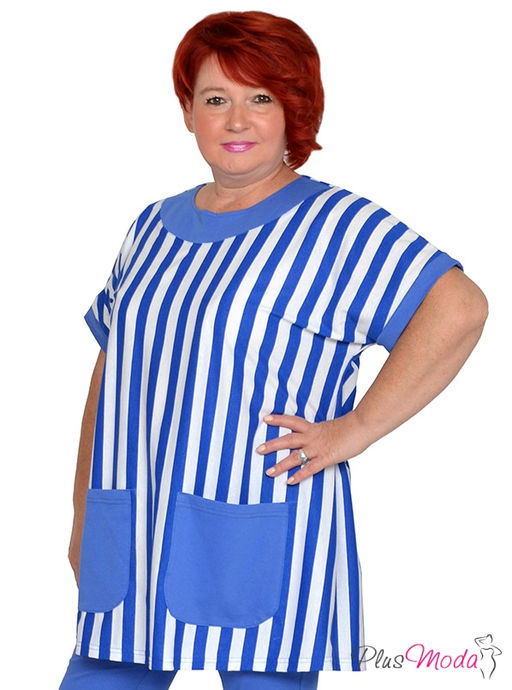 Туника Модель №1658 размеры 44-84 - Plusmoda фото 3