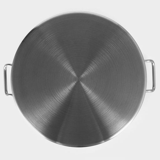 Кастрюля Hanna Knövell, 35 л, d=40 см, h=26 см, толщина стенки 1 мм, с крышкой, нержавеющая сталь, хромированная