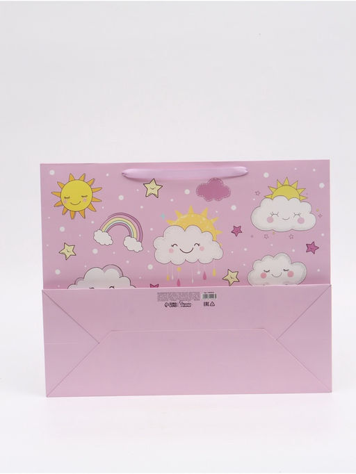 Пакет ламинированный «Милые облака», XL  49 × 40 × 19 см