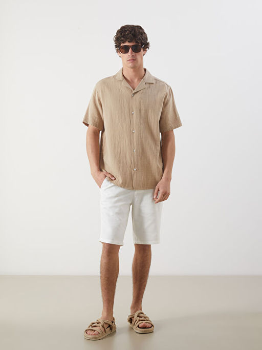 Standart Fit K?sa Kollu Erkek G?mlek