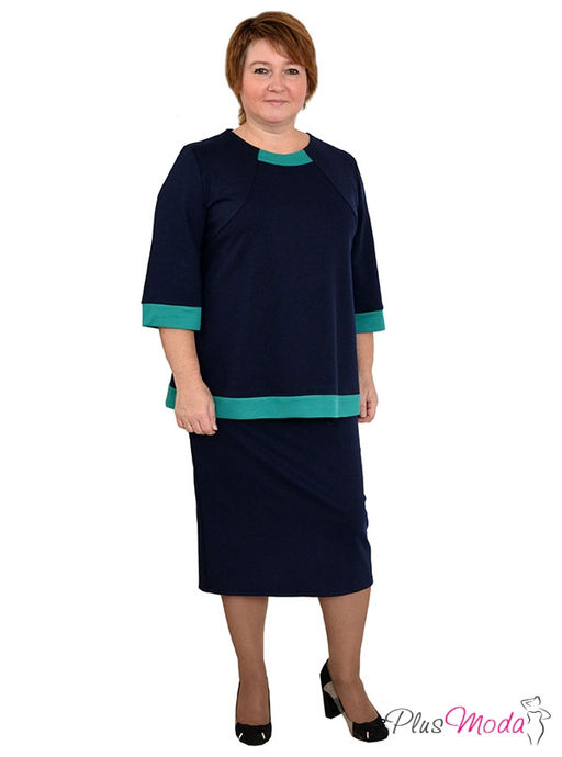 Туника Модель №372 размеры 44-80 - Plusmoda фото 4