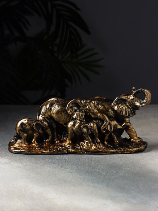 Фигурка полистоун «Семья слонов», 12×26×7 см