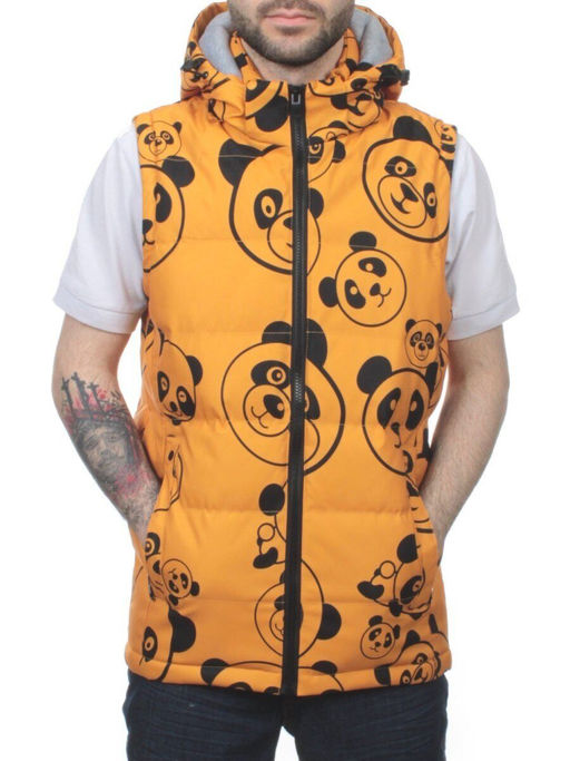 2120 YELLOW Жилет мужской (100 гр. синтепон) - Fashion фото 2