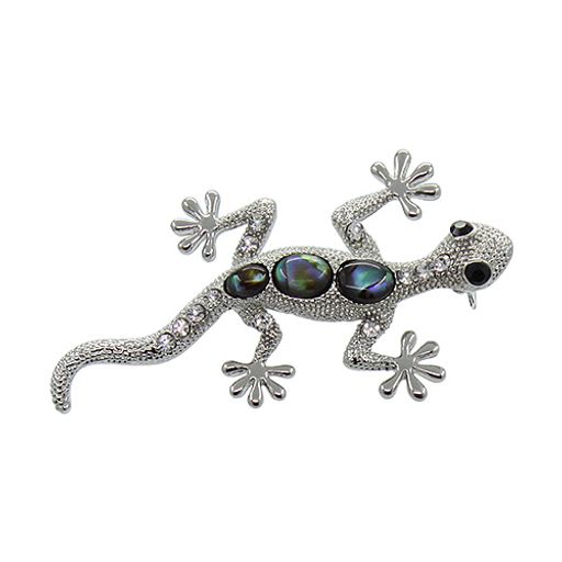 Брошь "Ящерица" гелиотис