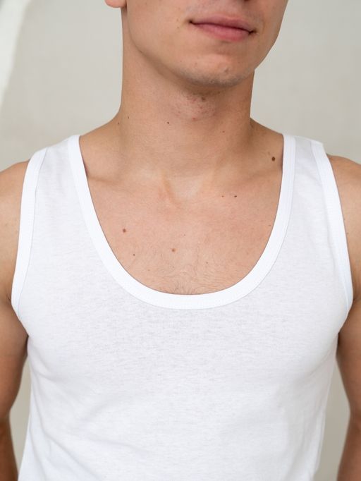 Майка муж.арт.345-1,белая - Binita фото 4