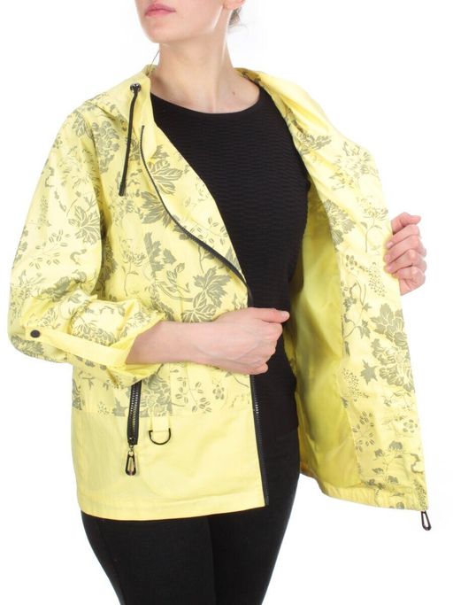 F3938 YELLOW Ветровка женская CO-COCOPINE (85% хлопок, 15% полиэстер) - Fashion фото 8