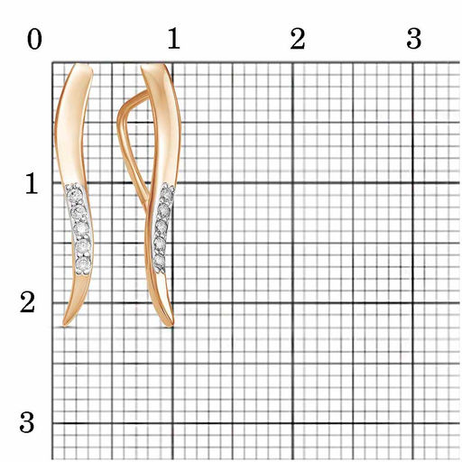 СЕРЬГИ 32810638Р - Красная пресня фото 2