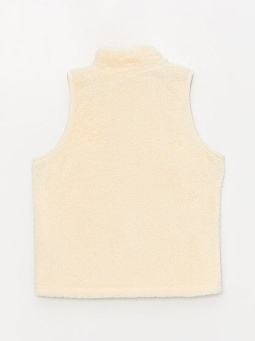 Dik Yaka Pel?? K?z ?ocuk Fermuarl? Yelek - Waikiki фото 2