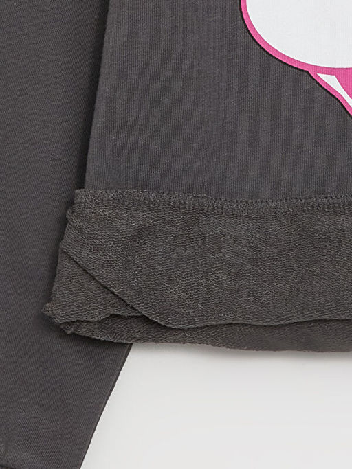 Bisiklet Yaka Minnie Mouse Bask?l? Uzun Kollu K?z ?ocuk Sweatshirt - Waikiki фото 2