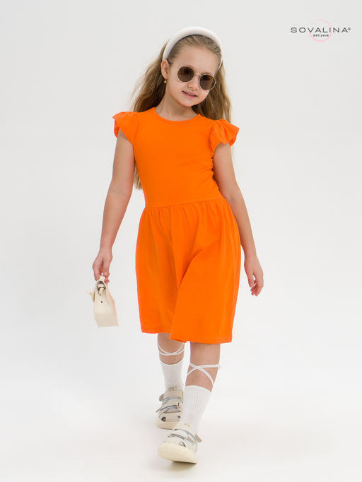 Платье Феечка оранжевая - Sovalina фото 17