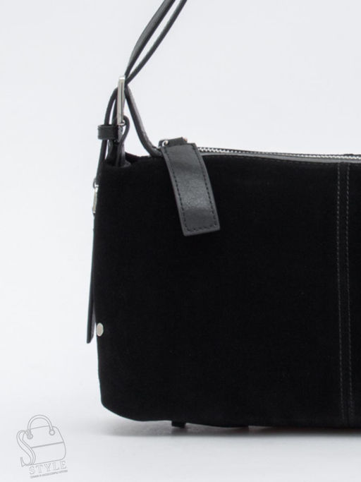 Сумка женская кожаная 6148QF black Polina&Eiterou