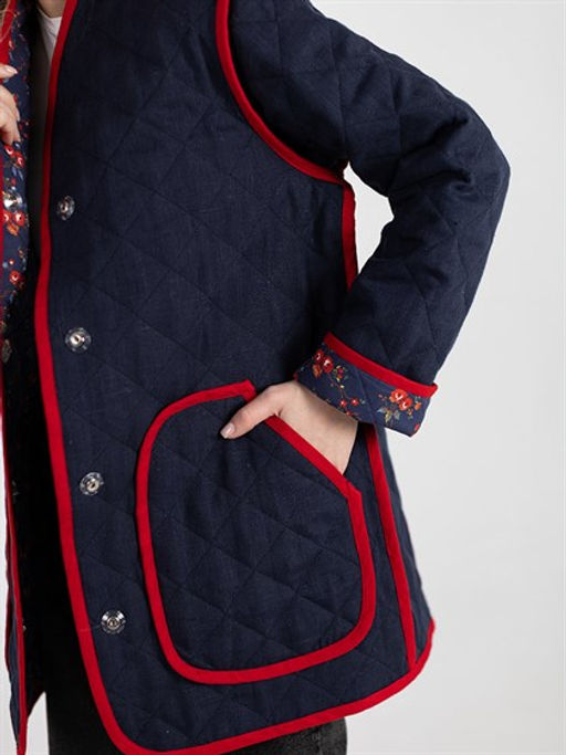 Жакет женский лен 100%, хлопок 100%, льняной утеплитель 100%