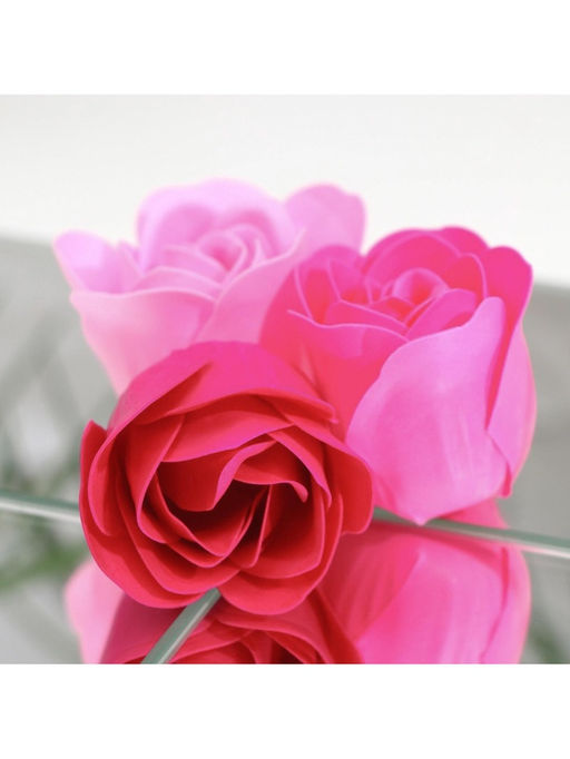 Мыльные розы, розовые оттенки, набор 12 шт. - SB BEAUTY фото 7