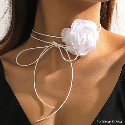 Колье / 5731-White /уп 12/