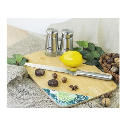 Доска разделочная деревянная с принтом Walmer Bamboo 28х21 см., цвет коричневый  фото 6