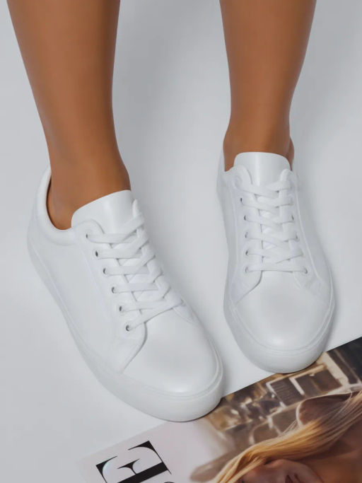 Кеды жен., белые, э/к FDH02-1 - S&I фото 2