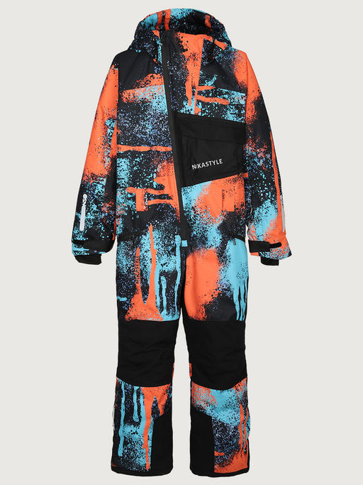 Комбинезон 8з1525 оранж/черный