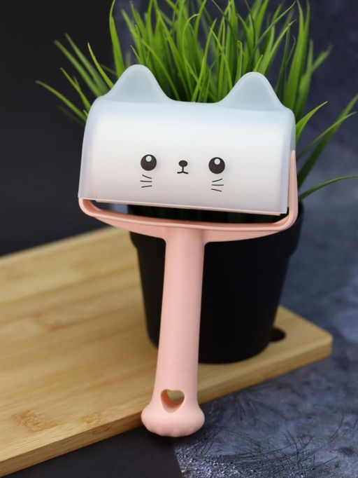 Ролик для чистки одежды в футляре "Сute pink kitty", 10 см*60 листов