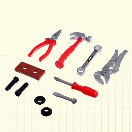 Набор инструментов «Столяр», 11 предметов, цвет МИКС