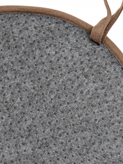 Подушка на стул D35 бежевый флис